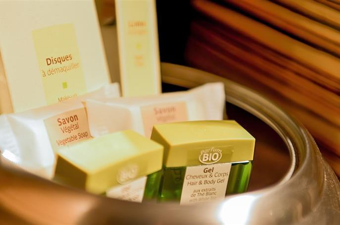 Complimentary toiletries at the 3-star Hôtel Résidence