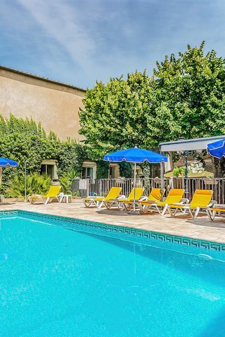 Heated outdoor pool