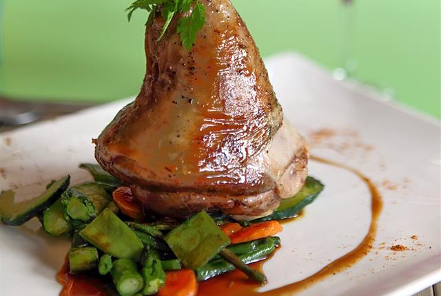 Dish served at the Restaurant O'33 and Restaurant Les Tilleuls in Nissan-Lez-Ensérune