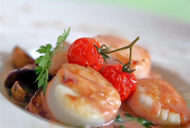 Dish served at the Restaurant O'33 and Restaurant Les Tilleuls in Nissan-Lez-Ensérune