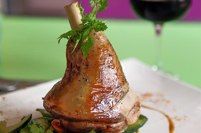 Dish at the Restaurant O'33, gourmet restaurant near Béziers
